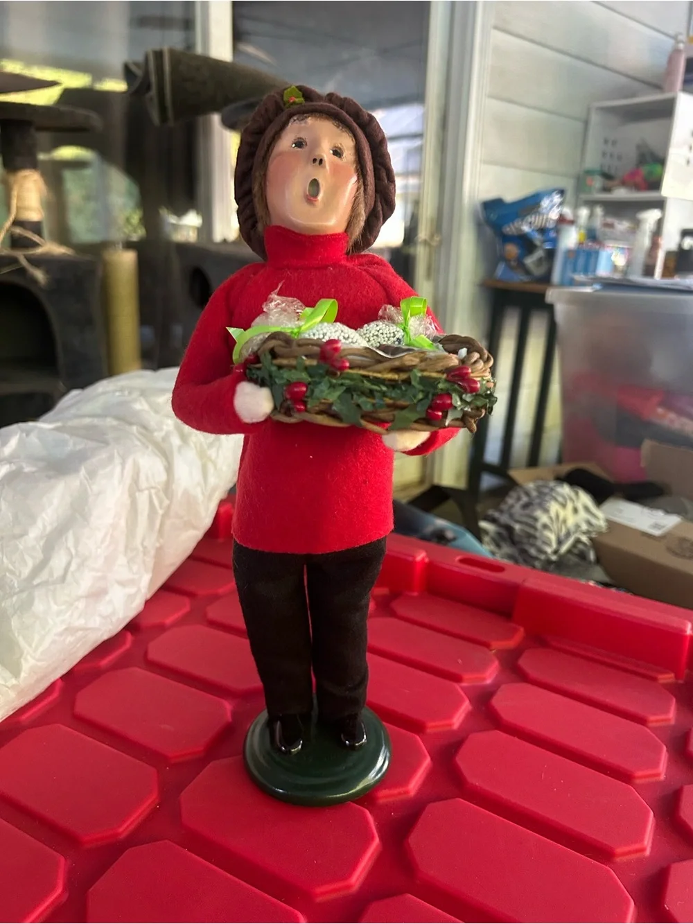 Byers choice caroler